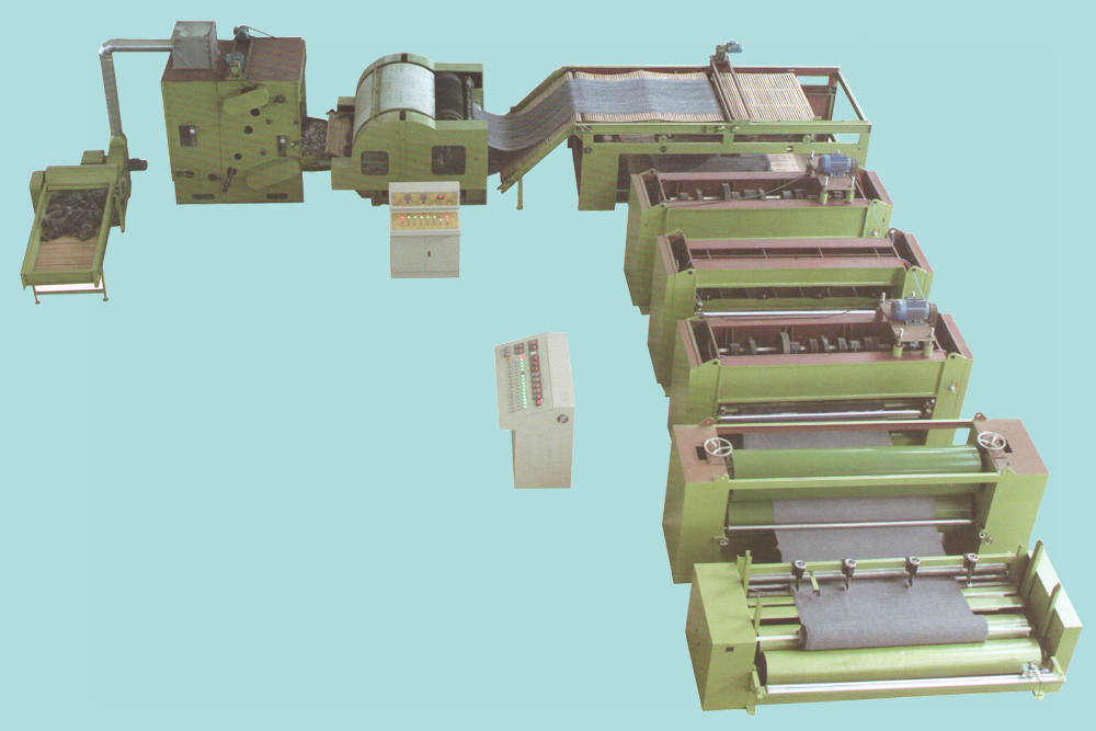 DH-1000 Needle punched cotton production line